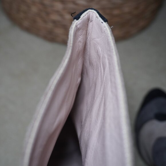 Cavallini Womens Color Block Heeled Suede Ankle Boots Size Eur 38 US 7.5 - Picture 9 of 9